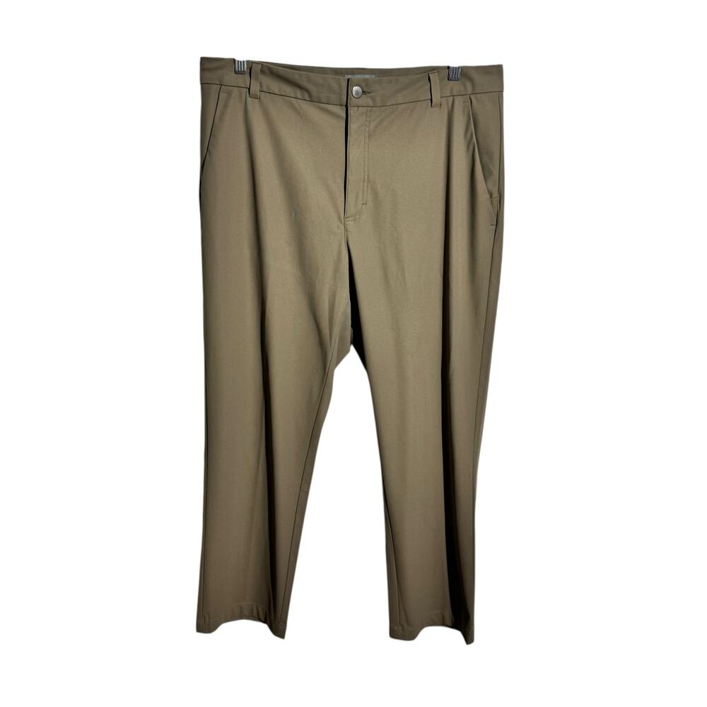 Vrst Performance Golf Sport Pant Men 36/30 Beige Minimal Business Casual Preppy